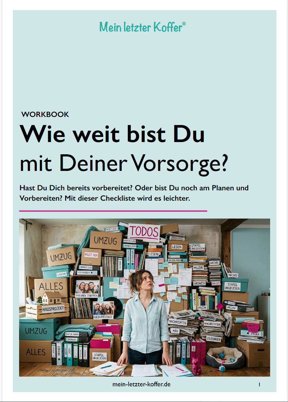 Workbook: Wie weit bist Du mit Deiner Vorsorge?